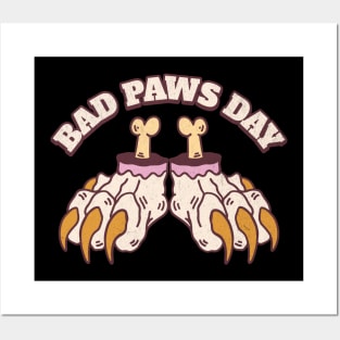 Bad Paws Day Posters and Art